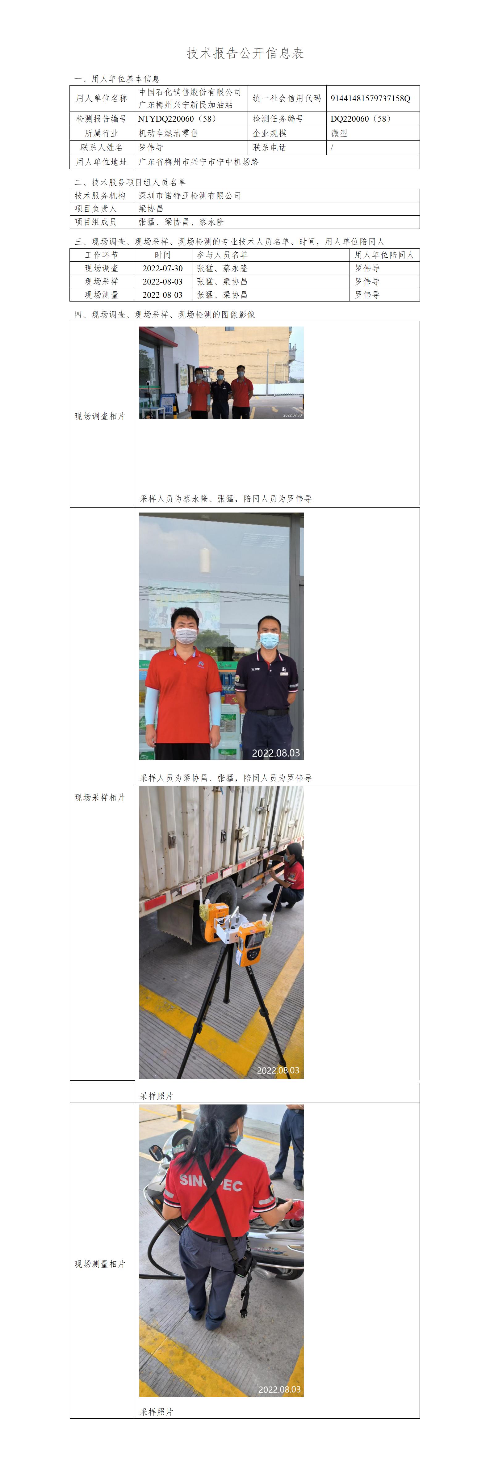 NTYDQ220060（58）-中國(guó)石化銷(xiāo)售股份有限公司廣東梅州興寧新民加油站